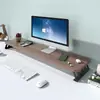 Suporte Elevador de Computador Estendido para Monitor de Mesa, Base com Ajuste de Altura, Suporte de Rack de Armazenamento de Tela para Mesa de Escritório