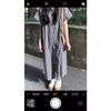 Verano Nuevo Estilo 2024 Estilo Coreano Diseño Holgado Look Adelgazante Vestido de Cuadros Camisa de Manga Corta para Mujer Pequeño Mediano
