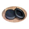 Funda de esponja para auriculares PU ovalada cuadrada tamaño 8060 8565 9070 9575 10085 1058511090