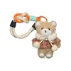 Chal Estilo Coreano terry Llavero de Oso Muñeca Linda Linda Colgante para Bolso Muñeca Linda Colgante Terminado para Mujeres