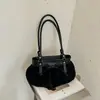Bolso tote con lazo plisado para mujer, nuevo bolso de hombro de moda estilo coreano 2026, gran capacidad, adecuado para ir al trabajo y se puede llevar bajo el brazo