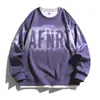 Sudadera Nueva Colección Primavera y Otoño para Hombre, Marca de Moda, Corte Holgado, Versátil, a la Moda, Suéter Pulóver Juvenil de Cuello Redondo, Sudadera Estampada