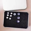 En stock Caja de Hojalata Estilo Ins Caja para Joyería Caja para Joyería de Collares Pendientes Caja de Hierro Caja de Almacenamiento de Joyería Fina de Alta Gama