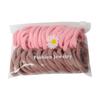 50 piezas de aros para el pelo sin costuras de color degradado para niñas coreanas, cuerda para el pelo de color para niños, aro de toalla de color caramelo de alta elasticidad