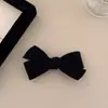 Diadema de terciopelo negro estilo retro francés, cuerda para el pelo estilo Chanel, nueva cuerda para el pelo de otoño e invierno, accesorios para el pelo