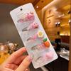 Nuevo Pasador Lindo para Niña Pasador para Cabello Roto Accesorios para el Cabello clip BB con Arena Movediza clip lateral coreano tocado clip para flequillo