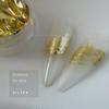 Arte de Uñas papel de aluminio dorado y plateado decoración de uñas color dorado doble cara dorado claro champán plata antigua pegatina de papel de aluminio