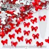 Strass Formato Borboleta 5*7mm com Fundo Plano Decorações Brilhantes da Moda para Nail Art Acessórios Borboleta Strass para Unhas Postiças Atacado