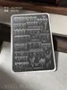Cadena con Borlas Impresión para Uñas Placa de Acero Colgante de Encaje Cadena Patrón de Mariposa Esmalte en Gel Plantilla de Transferencia Fácil Venta al por Mayor