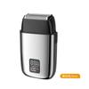 Aparelho de barbear elétrico doméstico com display digital, lâmina recíproca para barba, dispositivo à prova d'água para shampoo e clareamento, barbeador masculino