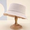 Sombrero de Pescador de Pana Estilo Coreano para Otoño e Invierno para Mujer, Sombrero de Cubo Cálido de Alta Calidad para Otoño e Invierno para Hombre, Sombrero Artístico para Adelgazar el Rostro para Hombre, Algodón