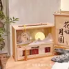 Caja de Almacenamiento de Escritorio, Regalo de Mesa, Caja de Regalo de Festival de Medio Otoño, Regalo Souvenir, Estante de Almacenamiento para Bienestar de Empleados, Gabinete de Almacenamiento con Cajones para Encimera