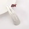 Gota-em forma de não-tecido DIY jóias Oval não-tecido tecido negativo gancho de cabelo BB clipe especial acessórios artesanais para o cabelo