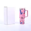 Taza Termo Stanley Personalizada de Segunda Generación Mismo Estilo Acero Inoxidable 304 Gran Capacidad 40oz Taza para Oficina y Coche