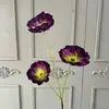 Flores Artificiais de Papoula Impressas em 3D, Flores Artificiais de Alta Qualidade, Arranjos de Chão para Casamento, Arranjos de Flores, Enfeites para Decoração de Casa