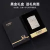 Modelo Mejorado Zorro Níquel Blanco Cara Única Grabado Fino Dorado 0kg Latón Vintage Encendedor de Queroseno a Prueba de Viento Dropshipping