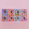 Pegatinas de Diario Transparentes de PET de Dibujos Animados Caja de Regalo Pegatinas de Materiales para Diario Impermeables para Bricolaje Infantil Pegatinas de Regalo para Estudiantes