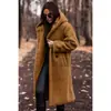 Outwear Feminino Amazon [Lista de Compras Manual] Outwear de Lã Longo com Capuz Quente Outono e Inverno Amazon