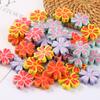 Madeira DIY Desenho Animado Flor Lascas de Madeira Brinquedos DIY para Crianças Contas de Madeira Palitos de Frutas Acessórios para Guia de Animal de Estimação Pingentes
