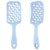 Peine de Costilla de Estilo Nuevo para Peinado Húmedo y Seco, Peine Grande Curvo, Peine Esponjoso, Peine de Masaje, Peine de Costilla para el Hogar de Niñas