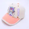 Nueva gorra de béisbol Kulomi para niños, sombrero de dibujos animados coreano lindo para bebé, gorra de protección solar para primavera y verano, venta al por mayor