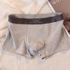 Ropa interior de verano de algodón puro para hombre, transpirable, absorbente del sudor, antibacteriana, bóxers sencillos de color sólido para adolescentes