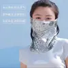 Máscara de Proteção Solar Pendurada na Orelha para Mulheres, Protetor Solar de Rosto Inteiro para Dirigir, Proteção para o Pescoço para Ciclismo, Máscara Facial de Proteção Solar para o Pescoço para Homens