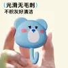 Gancho personalizado con forma de oso suave, no requiere perforación, fuerte capacidad de carga, gancho adhesivo sin rastro para paredes de baño y cocina