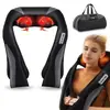Xale Massagem Amassamento Transfronteiriço Massageador da Coluna Cervical Luz Vermelha Compressão Quente Carro Casa Ombro Pescoço Cintura Xale Presente Atacado