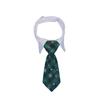 Corbata de Navidad para Mascotas Pajarita Corbata Rayada Cuadros Collar Bufanda Babero Bufanda Cuello Falso Pañuelo Nudo