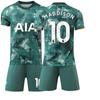 2425 Nueva Temporada Tottenham Segundo Visitante No.7 Son Heungmin Verde Traje de Jersey Traje de Fútbol 10 Madison Factory