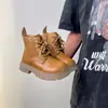 Liquidación de Otoño/Invierno Botas de Cuero para Niños Zapatos de Algodón Zapatos Casuales