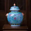 Cerámica de Jingdezhen 2.5kg Jarra de Vino Botella de Vino Sellada Botella de Vino Vacía Jarra de Vino Coleccionable Retro Antiguo Jarra de Vino Personalizada