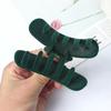 Nueva pinza para el cabello con flocado, horquilla para la parte posterior, pinza para el baño, pinza para cola de caballo sencilla y versátil para mujer, pinza de tiburón, accesorios para el cabello
