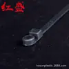 4.8*200 Atadura Fija con Cabeza Negra Montada con Tornillo M5 Apertura Atadura de Nylon Fija para Agrupación de Cables