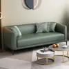 Alquiler de apartamento pequeño con sofá, sala de estar, apartamento moderno sencillo, sofá pequeño doble duradero, dormitorio para tres personas