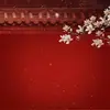 Estudio Fotográfico Tela de Fondo China Fotografía de Niños Disfraz Retrato Familiar de Año Nuevo Papel de Fondo Rojo