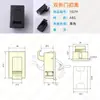 Hebilla de puerta plegable doble dinbong material plástico ABS nylon hebilla pequeña interruptor de caja de herramientas gabinete manija pequeña