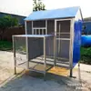 Gaiola para Pombos Domésticos Extra Grande Gaiola para Pombos Externa Anti-Doninha Rato Malha de Arame de Ferro Viveiro de Pombos Casa Dobrável Densa Espessada para Pombos