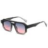 Nuevas Gafas de Sol de Montura Grande para Mujer, Gafas de Sol Transfronterizas Europeas y Americanas, Gafas de Sol Personalizadas de Doble Puente para Mujer al por Mayor