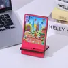 Suporte Criativo de Madeira para Celular Universal Base de Celular Mini Portátil Suporte de Mesa Lembrança de Viagem