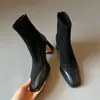 Estilo Coreano 2026 de Moda Temperamento Invierno Nuevas Botas Adelgazantes de Tacón Alto Botines Ajustados a la Pierna Botas de Moda Zapatos de Mujer