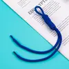 Nuevo Llavero de Cuerda Trenzada de Colores Estilo Ins de Moda DIY Cuerda Nudada Cuerda Trenzada Accesorio Creativo de Moda para Bolso