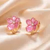 Xuping Brazaletes Rusos Transfronterizos para Oreja, Aros Color Oro de 18K con Incrustaciones de Diamantes, Joyería de Lujo Ligero de Alta Gama al por Mayor para Mujeres