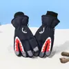 Luvas de esqui infantis para meninas, de algodão fofo, quentes, forradas com fleece, espessadas, para idades de 7 a 13 anos, para brincar na neve, luvas de inverno à prova de frio para meninos