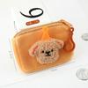 Lindo Monedero de Peluche para Cachorro Estudiante Mini Cartera Llave Bolsa de Almacenamiento para Artículos Varios Corazón de Niña Bolsa para Audífonos Venta al por Mayor