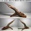 Ornamento de Paisaje de Madera para Acuario Tamaño Pequeño Puente de Arco de Madera de Tejo Morado Natural Tocones de Árboles Sudamericanos Plataforma para Tomar el Sol de Tortuga Escondite Pilar Hundido