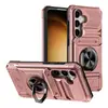 Para funda de teléfono móvil Samsung S24FE S23Ultra tarjeta A35 coche magnético A15 cubierta protectora gruesa en las cuatro esquinas