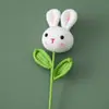 Año del Conejo Caqui Lana Suave Animal Flor Grande Ramas Cerdo Rosa Rana Panda Ramo de Flores Inauguración de Casa Casa Nueva Adornos en Maceta