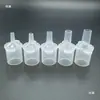 Adaptador para Intubação Traqueal Passante de Plástico PP Conector Metálico para Cânula de Traqueostomia Tubulação de Oxigênio de Alta Pressão Sucção Respiração Anestesia